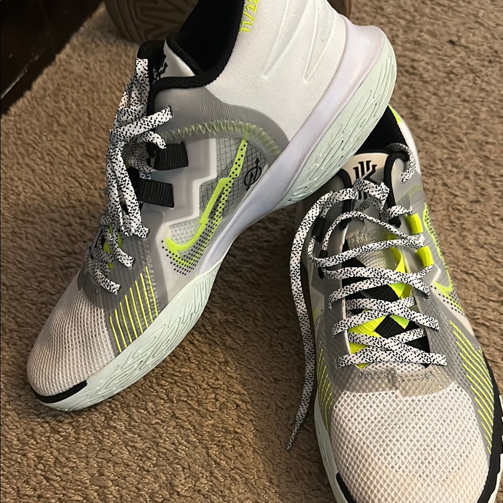 Men's Athletic Shoes - White and Gray
